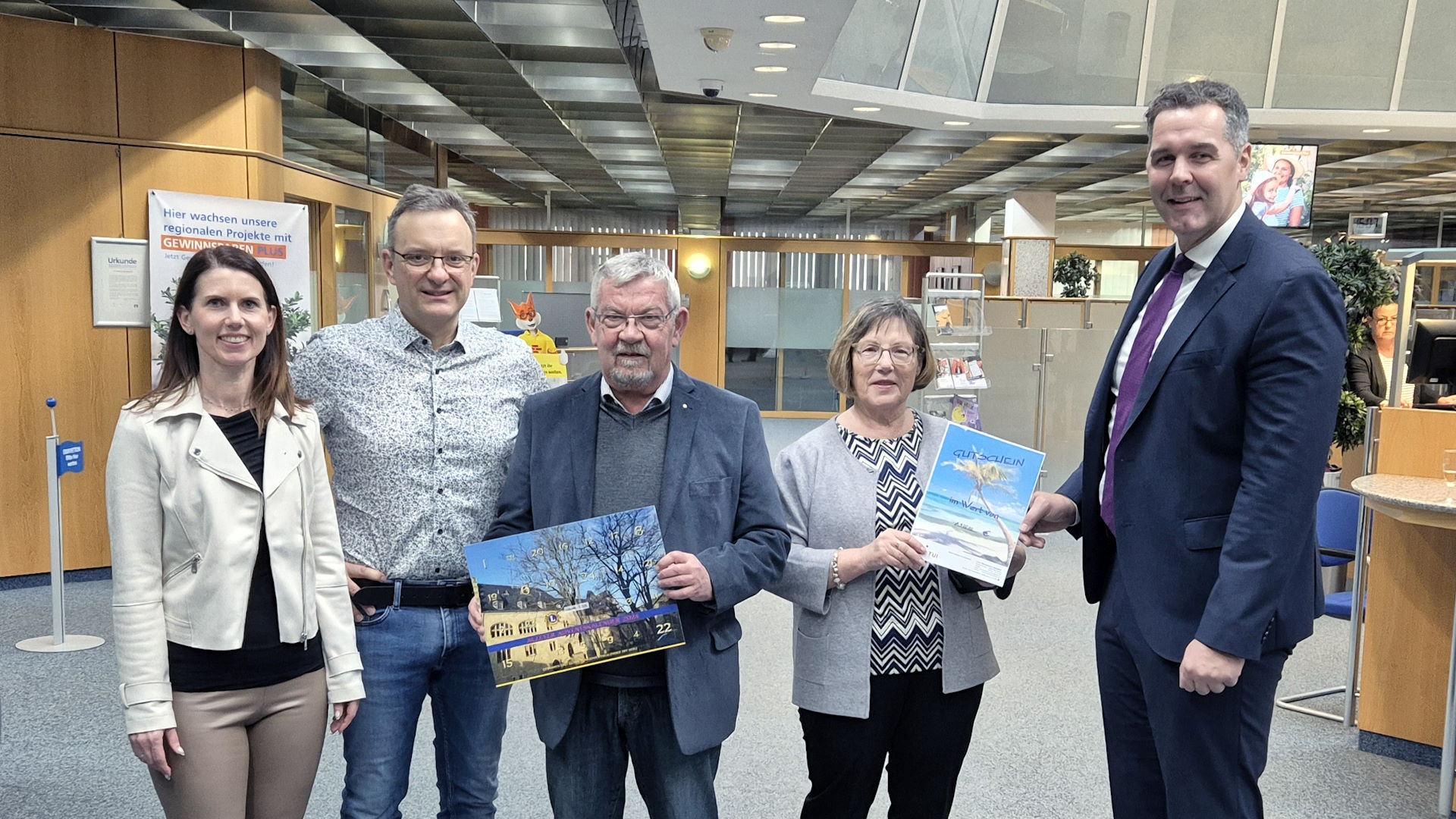 Übergabe des Hauptgewinns